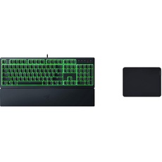 Razer Ornata V3 X - Flache Mecha-Membran-Gaming Tastatur & Gigantus V2 Medium - Weiches Gaming-Mauspad für schnelle Spielstile