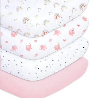 Little Grape Land Bettlaken aus Mikrofaser, Regenbogenfarben, 120 x 60 x 15 cm