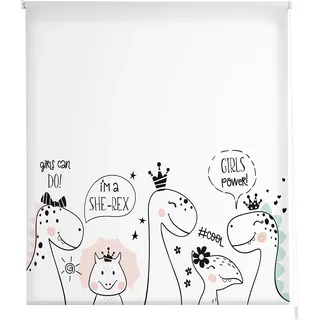 Estoralis | KINDISCH | Modernes Design-Rollo | Digital bedruckter Stoff | I-2158 Mehrfarbig | 160 x 180 cm. (Breite/Höhe) Stoffgröße 157 x 175 cm. | Rollos für Fenster und Türen