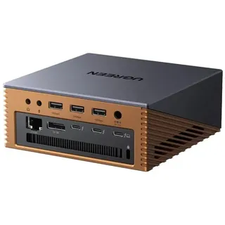 UGREEN Maxidok Thunderbolt 5 Docking Station, Revodok 17-in-1 TBT5 Dock, 120Gbps Datentransfer, 8TB M.2 NVMe SSD, Single 8K/Dual 6K@60Hz, 140W Aufladen, 2.5GbE, Kühlsystem für TBT5/4-Laptops