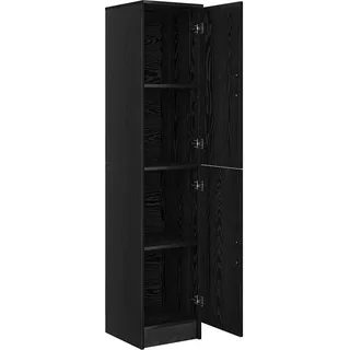 vidaXL Highboard 35 x 39 x 168 cm Schwarz