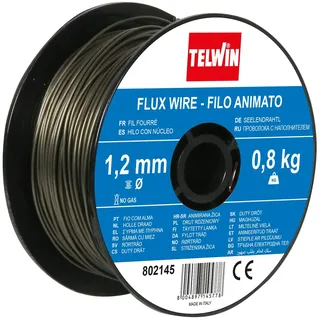Telwin Fülldraht, Spule, 1,2mm Durchmesser, 0,8kg, Grau, 1,2 mm 0,8 kg