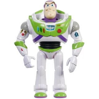 Mattel Große Disney Pixar Buzz Lightyear-Actionfigur, ca. 31 cm, super bewegliche, detailgetreue Sammelfigur aus dem Toy Story Space-Film, ab 3 Jahren, HFY27