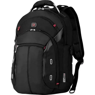 Wenger Gigabyte Laptop-Rucksack mit Tabletfach, Notebook bis 16 Zoll, Tablet bis 10 Zoll, Organizer, 17 l, Damen Herren, Business Uni Schule Reisen, Schwarz, 600627