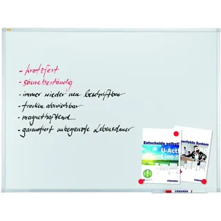 Franken Whiteboard X-tra!Line® 180,0 x 120,0 cm weiß emaillierter Stahl