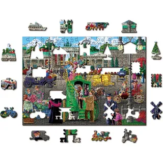 WOODEN CITY Holzpuzzle Pariser Platz in Berlin 2in1, 200 Teile ECO