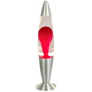 BLULAXA LED-Lava-Tischleuchte, 50960, 20W, 34 cm, rot/klar