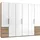 Drehtürenschrank Level by fresh to go 300 x 236 x 58 cm Braun/Weiß