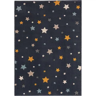 Lytte Kinderteppich Apollo Blau 160x230 cm , Textil , Rechteckig , 160x230 cm , Oeko-Tex® Standard 100 , wasserabweisend , Teppiche und Böden, Teppiche, Kinderteppiche