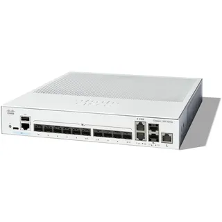 Cisco Catalyst 1300-12XS Managed Switch, 10 Ports 10G-SFP+, 2 x 10GE-SFP+ Kombi, eingeschränkter Lebenszeitschutz (C1300-12XS)