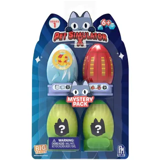 Bizak Pet Simulator Packung mit 4, mehrfarbig
