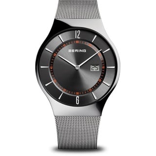 BERING Herren Uhr Funk Movement - Radio controlled Collection mit Edelstahl und Saphirglas 51640-077-A