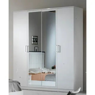 Klassischer Stil Kleiderschrank Schrank Holz Garderobe Schränke Schlafzimmer Neu - Weiß