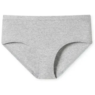 SCHIESSER Damen Panty Organic Cotton-Pure Rib Hipster-Höschen, grau-Mel_179884, 40