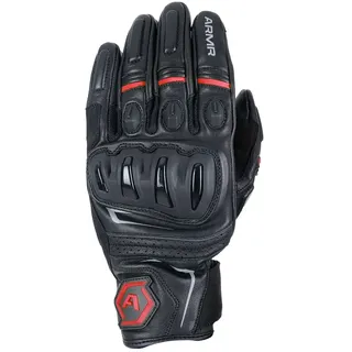 Armr Raiden 3.0 Lederhandschuhe - Black / Red - 2XL