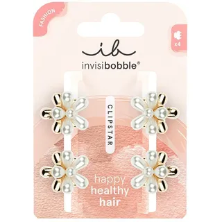 Invisibobble CLIPSTAR S Pearly Flower 4 Stück