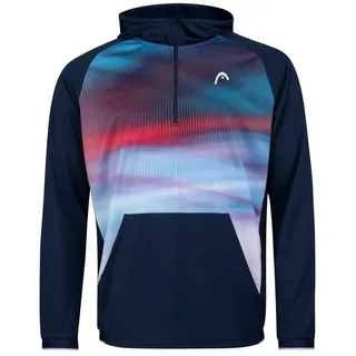 Head Racket Power Kapuzenpullover - Dark Blue / Print - S