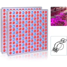 Roleadro LED Pflanzenlampe 2 Stück Pflanzenlicht mit Rot Blau Licht 45W Grow Light Led Grow Lampe fur Frucht Wachstum Blumen Obst Gemüse Pflanzen Wachstumslampe