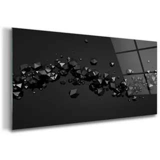Tulup Glasbild 100x50 cm Abstrakte Kunst , Glas , 100x50 cm , Bilder & Rahmen, Bilder, Glasbilder
