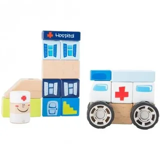 Holzbausatz Krankenwagen