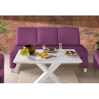 exxpo - sofa fashion »Intenso, Sitzbank, Breite 162 cm, wahlweise in Leder oder Textil« hohe Bodenfreiheit, frei im Raum stellbar, hoher Sitzkomfort,