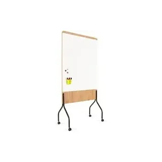 rocada mobiles Whiteboard Natural 100,0 x 120,0 cm weiß lackierter Stahl