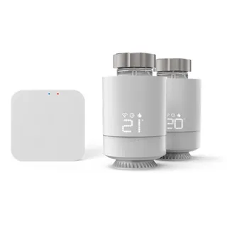 Hama Heizungssteuerung Starter-Set 2x Heizkörperthermostat + Zentrale Weiß