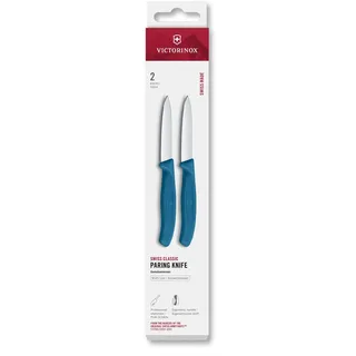 Victorinox Swiss Classic Gemüsemesser 8 cm 2-tlg. Blau