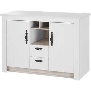 Home Affaire Spülenschrank Florenz 129 x 60 x 92 cm Weiß