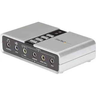 Startech 7.1 USB Audio Adapter - Silver