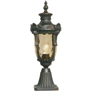 Elstead Lighting Sockelleuchte Aluminium/Glas 54,0 cm E27 IP44 gold/bronze