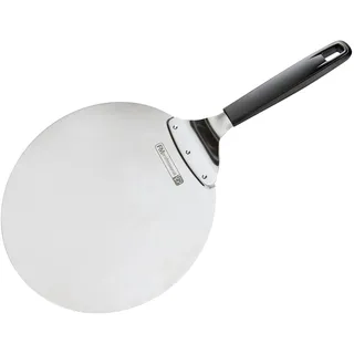 FMprofessional Pizzaschaufel Edelstahl schwarz/silber 28 cm