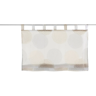 Raffrollo OTTO HOME "Belem" Gr. 1, grau (stein), B:45cm H:140cm, Voile, Obermaterial: 100% Polyester, Raffrollos, Raffrollo, Transparent, Voile, Polyester