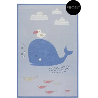 Esprit Whale Buddy Kinderteppich 70 x 140 cm Blau
