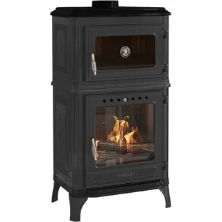 None Castor 81 Gussofen Schwarz/Abdeckplatte Emaille