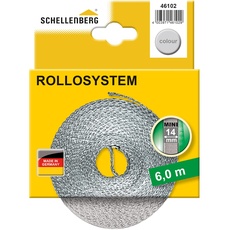 Schellenberg 46102 Rolladengurt 14mm 6m grau