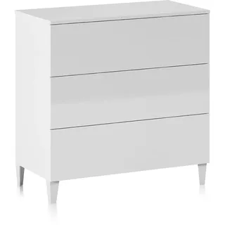 Mobimarket Loft 80 x 76 x 40 cm weiß