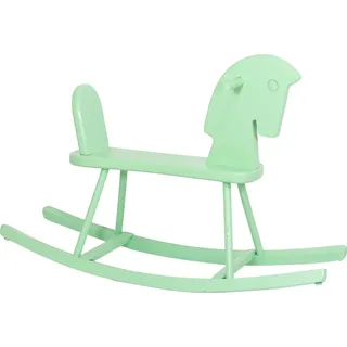 Holz-Schaukelpferd in Mintgrün