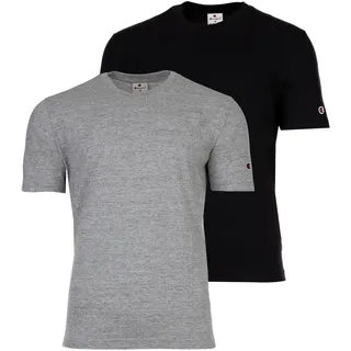 Champion T-Shirt 2er Pack Grau (Em021), M