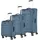 SKAII Koffer-Set 4-tlg. blau/lightblue