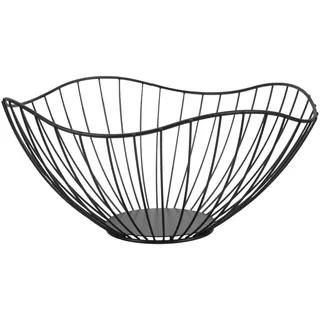 Toyvian Moderner Obstkorb Aus Metall 10.24X10.28X4.92 Zoll Drahtkorb Für Küche Obstaufbewahrung Snacks Und Tischgeschirr Multifunktionaler Aufbewahrungskorb