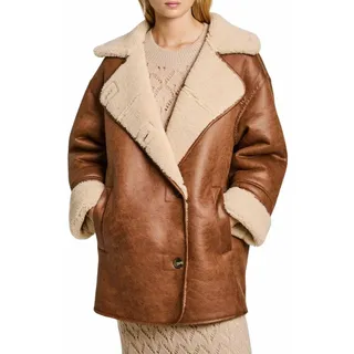 Pepe Jeans Carla Mantel - Earth Brown - M