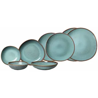 Villeroy & Boch Lave Einsteiger-Set Kombiservice 8-tlg. blau (glacé)