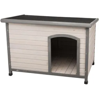Trixie Hundehütte Classic 104 x 72 x 68 cm Holz/Kunststoff Grau