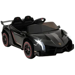 Costway Lamborghini Elektroauto schwarz (Schwarz)