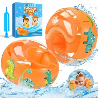 WEARXI Schwimmflügel ab 1 Jahr, Schwimmflügel Kinder 3-6 Jahre, Schwimmflügel 1 Jahr, Schwimmflügel 2 Jahre, Schwimmflügel Baby, Schwimmweste Kinder 3-6 Jahre Empfohlenes Gewicht 5-25KG, 7cm