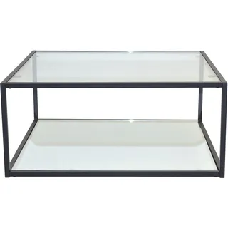 Hofmann Living And More Couchtisch Schwarz Sicherheitsglas 1 x 1 cm
