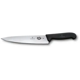 Victorinox Fibrox Tranchiermesser 22 cm Schwarz/Silber