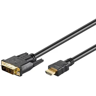 goobay HDMI DVI-D - 2m - Schwarz
