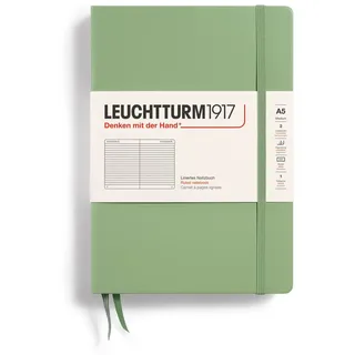 Leuchtturm1917 361582 Notizbuch Salbei, Liniert